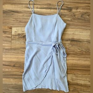 Sleeveless wrap dress